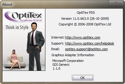 OptiTex 11.0.663.0